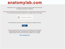Tablet Screenshot of anatomylab.com
